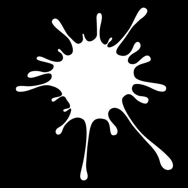 楽天市場 ロゴ マークステッカー 飛沫 血しぶきステッカーb 選べるカラー10種類 転写 カッティング 防水 ステッカー シール 特注 別注 オーダーメイド 楽天 通販 ステッカーシール専門店haru