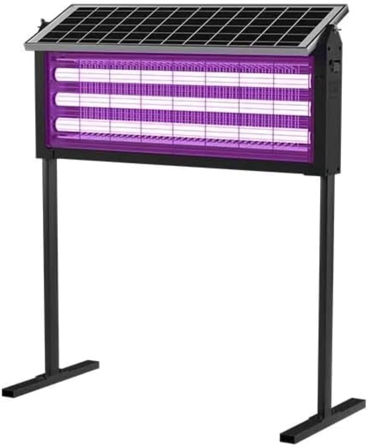 電撃殺虫器 屋外用 ソーラー充電式 殺虫灯 UV誘虫ライト IPX6防水 蚊取り器 電気蚊取り 捕虫器 コバエ取り ハエ取り 虫除け 約350平方メートル対応 LED誘虫灯 薬剤不要 静音 省エネ ガーデンライト 庭 ベランダ キャンプ 飲食店 業務用｜SUTAIRU