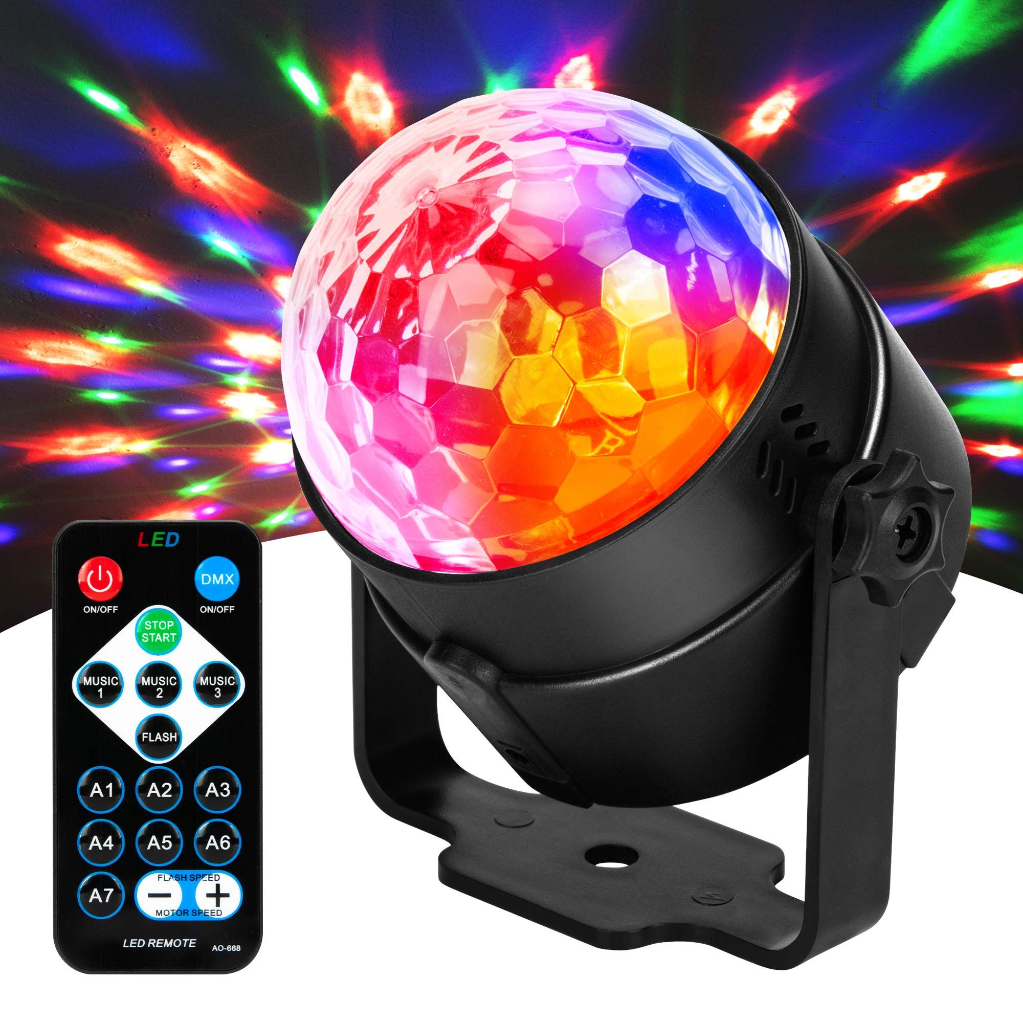 希少　レトロ　大型　回転　ディスコ　ボール　ライト　ミラーボール　インテリア Amazon.co.jp: ミラーボール ディスコライト LED ステージライト