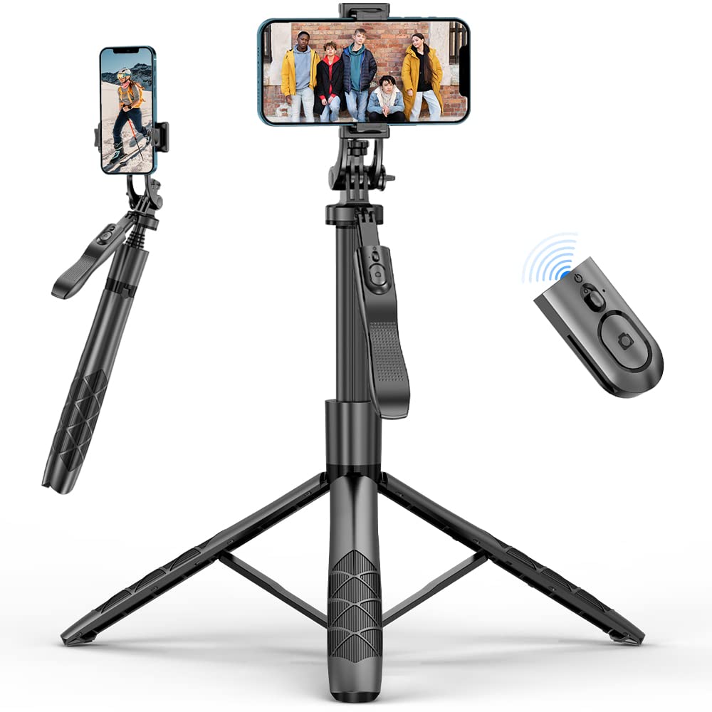 楽天市場】自撮り棒 スマホ三脚 一体タイプ じどり棒 全高153cm スマホ