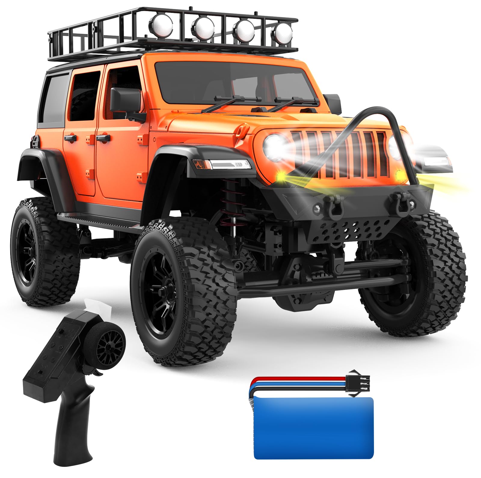 1/12 ラジコンカー オフロード ジープ ラジコン 車 4WD LED車灯 Amazon.co.jp: Ritaosan 大型 ラジコンカー オフロード ジープ