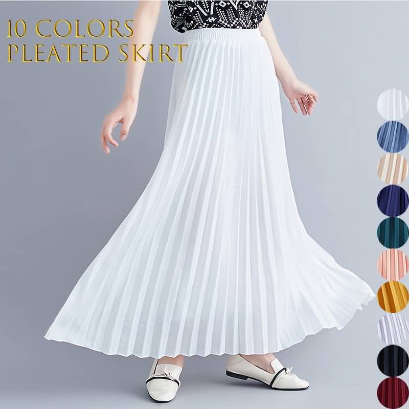 楽天市場 Pleated Skirt プリーツスカート フレア スカート 人気