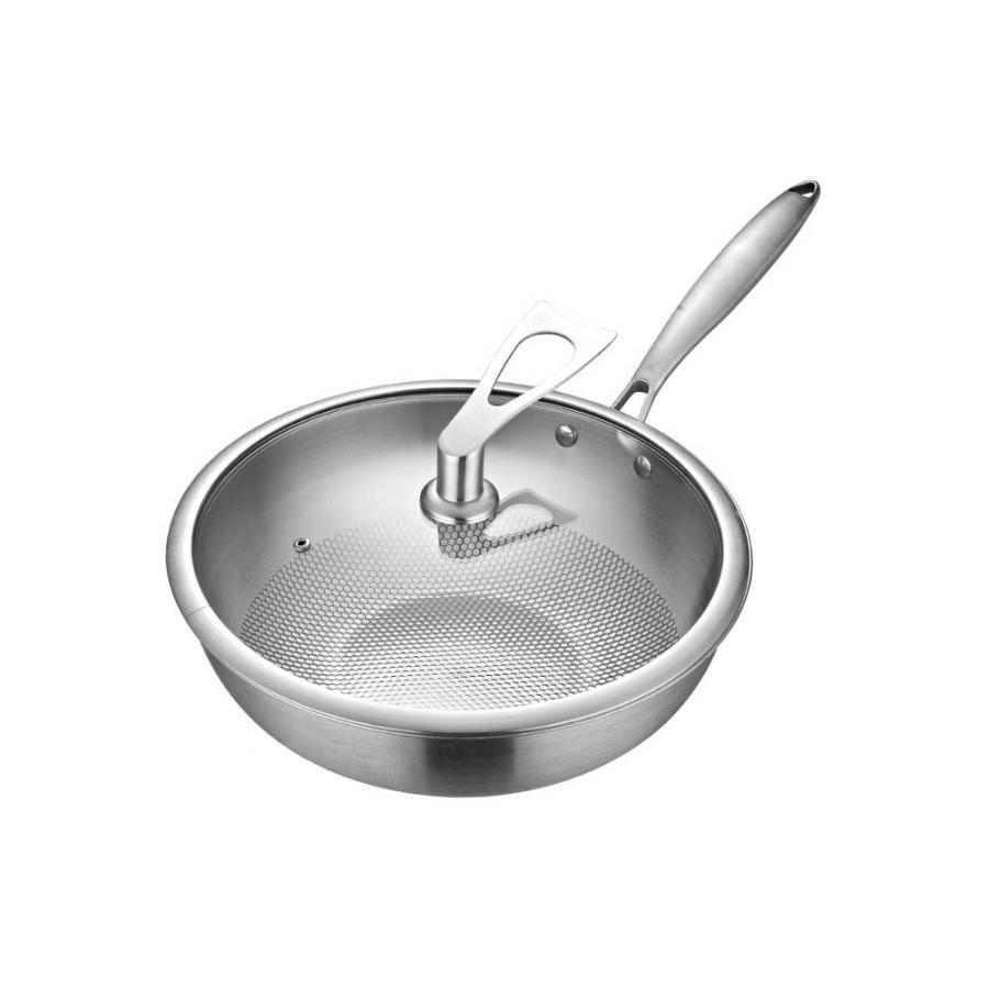 楽天市場】ステンレス フライパン 30cm 304ステンレス鋼鍋 ハニカム