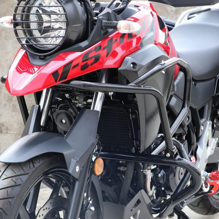 Vストローム250 DL250 モーターサイクルフロントガードプレートエンジン衝突防止プラグプロテクターサイドスリップForスズキV-Storm 250
