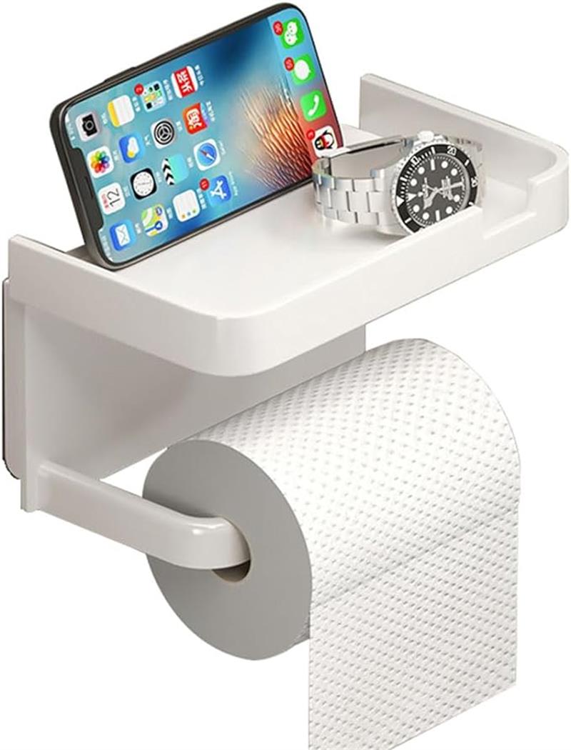 2連 ナチュラル トイレットペーパーホルダー 取付簡単 穴あけ不要 トイレットペーパーホルダー 2連 賃貸OK 穴あけ不要 原状回復