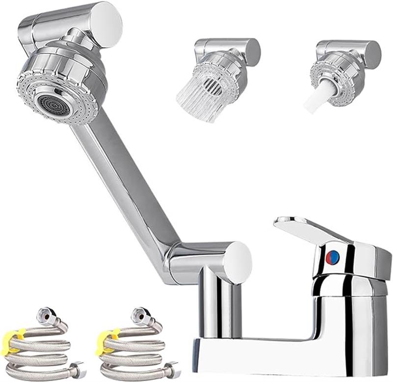 楽天市場】シャワー式 蛇口 洗面台 シングルレバー ツーホール式 混合