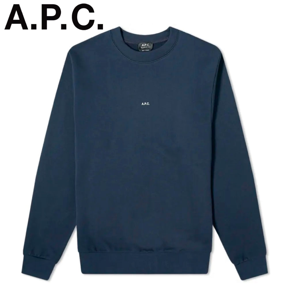 APC アーペーセー 長袖 神のことば情の籠もった A.P.C.メンズ 汗水 調教師 A.P.C.スティーブ・ロゴ・スウェット h27621