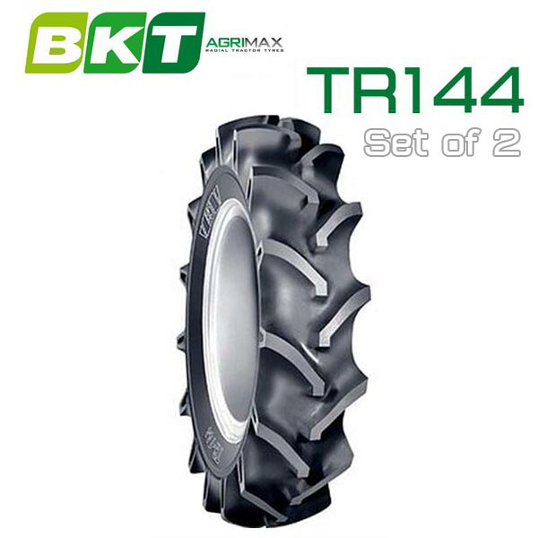 BKT Tire・TR144 トラクター用バイアスタイヤ 2本セット TM5 ブルスター