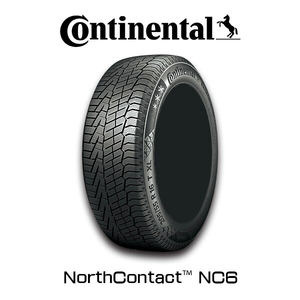 【4本セット送料無料】Continental NorthContact NC6 175/65R14 82T Winter Tire コンチネンタル スタッドレスタイヤ 4本セット　フィット ノート ブーン｜6DEGREES-ONLINE
