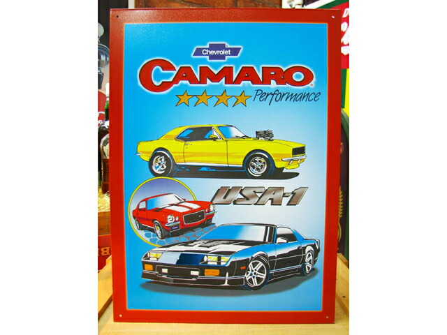 楽天市場】ブリキ看板 車 シボレー カマロ 1969 ラウンドティンサイン