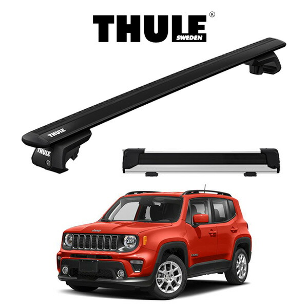 THULE スーリー ベースキャリア ウイングバー レネゲード JEEP他-