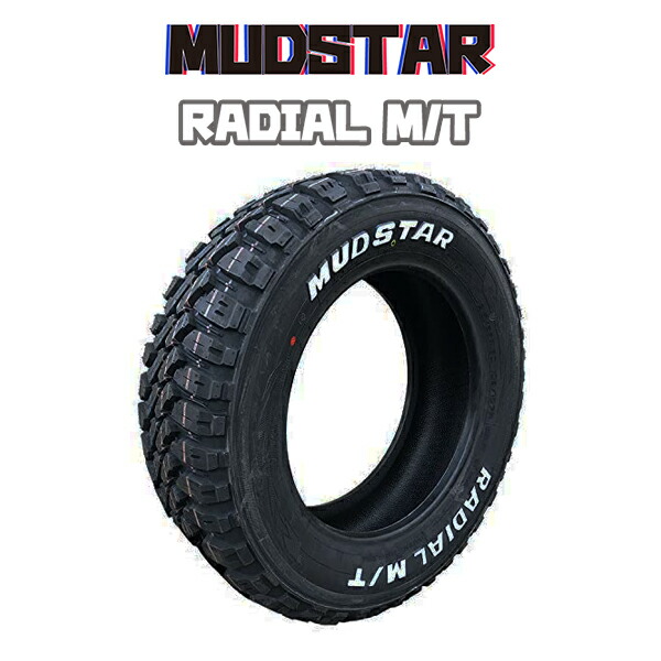 楽天市場】215/60R17C 【送料無料4本セット】MUDSTAR マッドスター