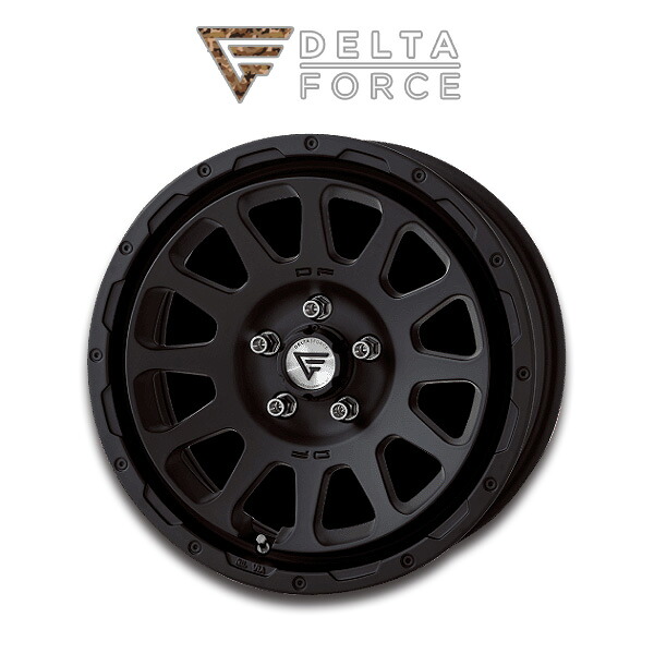トヨタ TOYOTA RAV4 『ホイール4本セット』 DELTA FORCE OVAL デルタフォース オーバル 17x7.0J 5/114.3 +32 マットブラック|6DEGREES-ONLINE