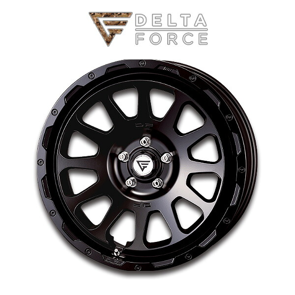 メルセデスベンツ MERCEDES BENZ Gクラス G-class 『ホイール4本セット』 DELTA FORCE OVAL デルタフォース オーバル 20x9.0J 5/130 +25 サテンブラック