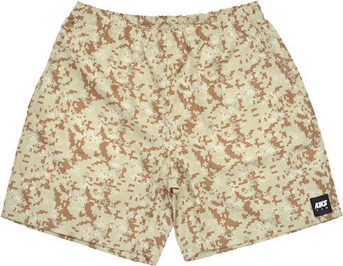 KIKS TYO キックス ティーワイオー CAMO SHORTS カモ ショーツ KT1605P-04 PANTS パンツ ショートパンツ BOTTOMS ボトムス ハーフパンツ CAMOUFLAGE カモフラージュ 迷彩 プレゼント ギフト オススメ 水陸両用 男女兼用 即日発送 翌日配達 正規取扱店 正規品 送料無料｜7-SEVEN-