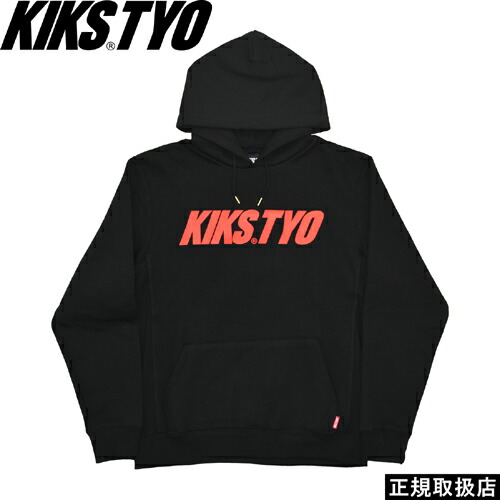 KIKS TYO キックス ティーワイオー ORIGINAL LOGO HOODIE オリジナル ロゴ フーディー KT1508C-08 PARKA パーカー PULLOVER プルオーバー TOPS トップス 長袖 PRESENT プレゼント GIFT ギフト BLACK ブラック 男女兼用 人気 即日発送 翌日配達 正規取扱店 正規品 送料無料