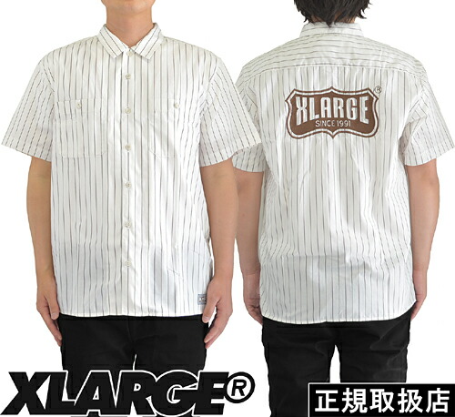 楽天市場】XLARGE エクストララージ S/S OG WORK SHIRT ショート