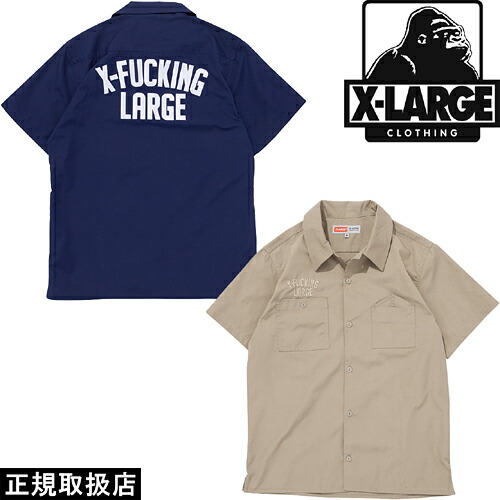 楽天市場】XLARGE エクストララージ S/S OG WORK SHIRT ショート
