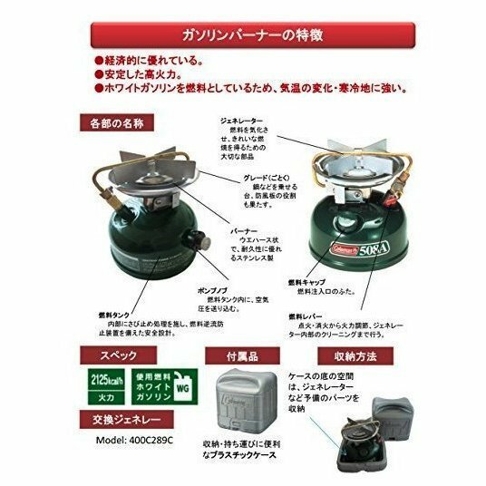 Coleman 呼出マン ワンバーナーストーブ 運動国手ii 508a700j 遠真赭暖房器附属品 セット譲る Metro Jewelry Com