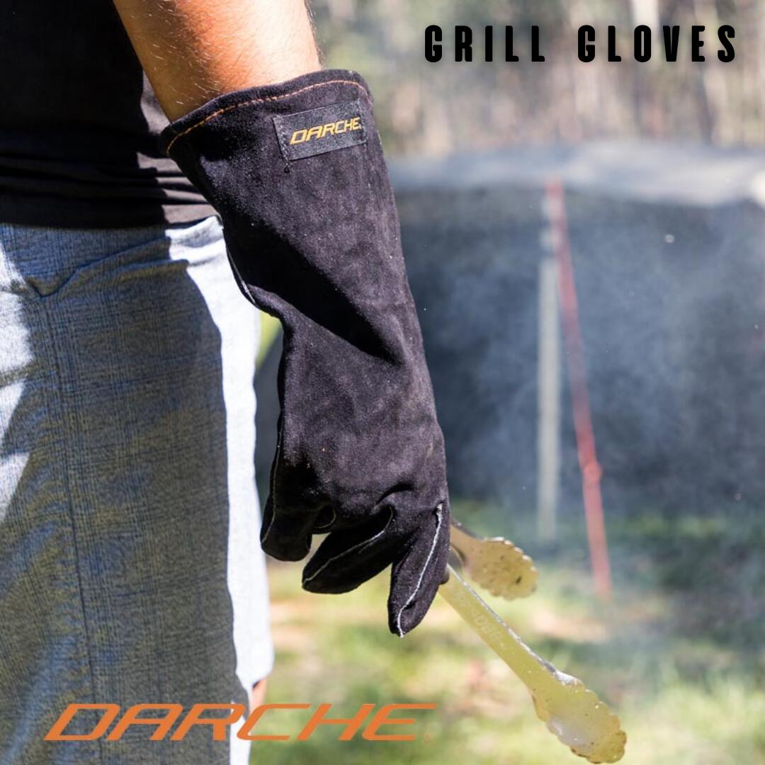 GRILL GLOVES 焚火グローブ 焚火手袋 グリルグローブ 牛皮 手袋 耐熱