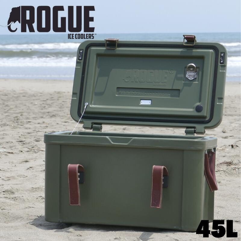 楽天市場】【ROGUE】45L クーラーボックス グリーン 南アフリカ製 本革