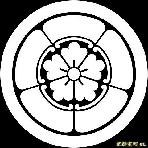 楽天市場】【家紋シール】 貼り付け家紋 「丸に四方木瓜、丸に