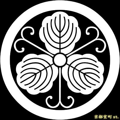 楽天市場】【家紋シール】 貼り付け家紋 「丸に下り藤」 KOM121