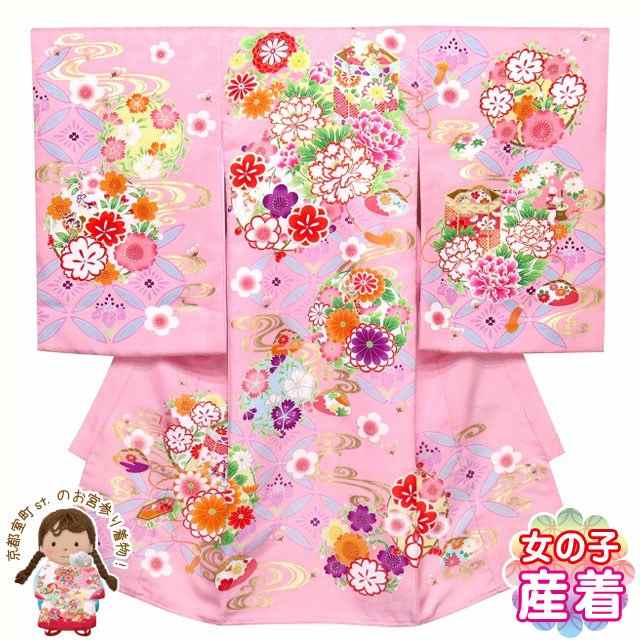 【美品】女の子　お宮参り　七五三　着物 楽天市場】 女の子 お宮参り着物 : お宮参りと七五三の京美