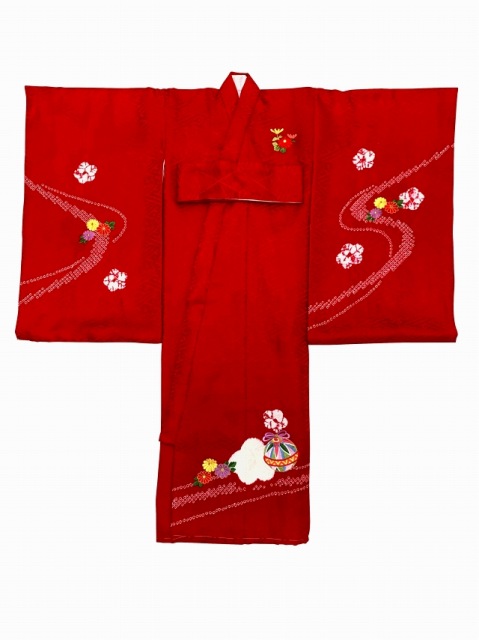 お宮参り 産着 女の子 着物 販売] 掛け着 赤ちゃんのお祝い着 初着 総 