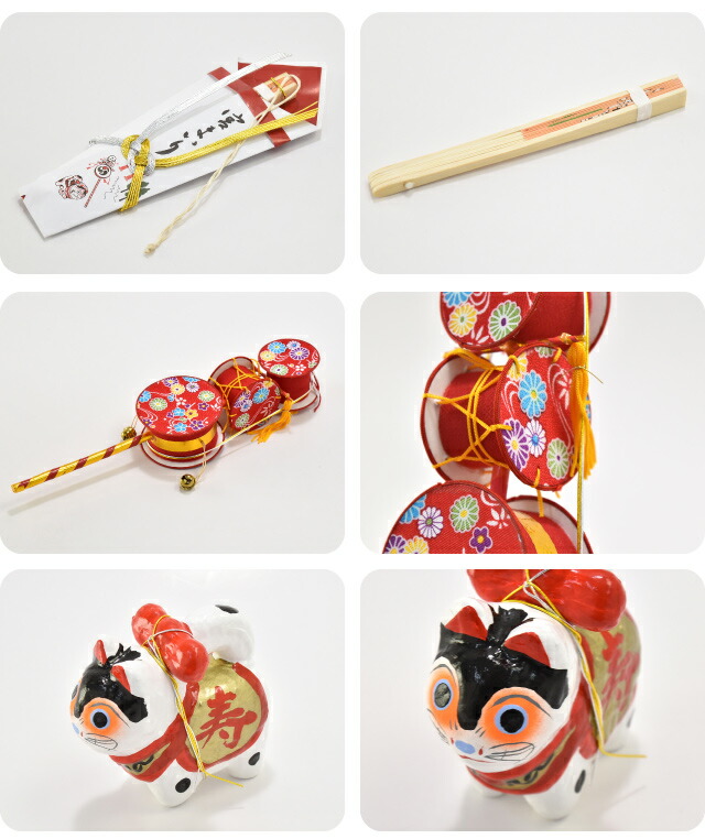 よだれかけ 半巾帯 扇子 大黒帽 帽子 でんでん太鼓 犬張子 女の子７点 お宮参りフードセット 半幅帯 産着 お召し お守り ａｃ 誕生記 初着 祝着用 礼装用 日本製 通年用 赤ちゃん 女の子 女児 宅配便 10 新品購入 お中元クーポン対象 着物なごみや