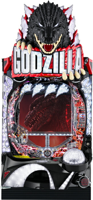 ニューギン  P真・怪獣王ゴジラ2  『1/319ver.』《非循環機セット》 【家庭用電源対応/音量調節可能/玉約500発】【ドアキー/取扱説明書】【実機】【中古パチンコ】【中古ぱちんこ】※ユニットが別梱包の為、2個口発送になります。