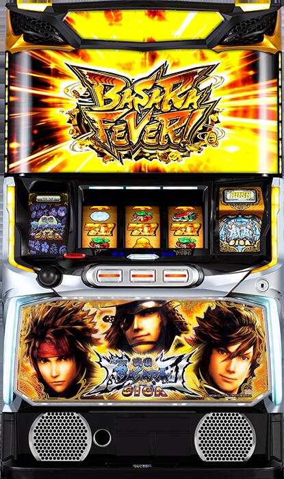 ★本州送料無料★【スマスロ】 ユニット選択OK！！エンターライズ  スマスロ  戦国BASARA GIGA【コイン不要機/家庭用電源対応/音量調節可能】【ドアキー/設定キー付き】【接続ユニット取り付け済み】【実機】【中古パチスロ】【中古スロット】