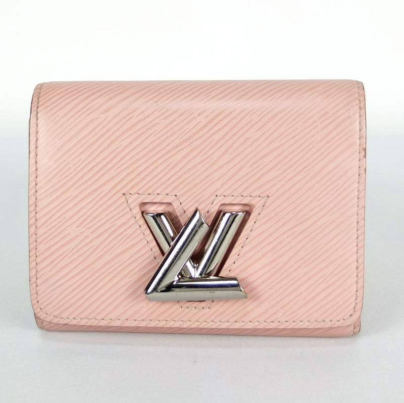 ルイ ヴィトン LOUIS VUITTON ポルトフォイユ・ツイスト パウダーコンパクト M62934 三つ折り紙入れ エピ ローズバレリーヌ さくら色 レディース 【中古】