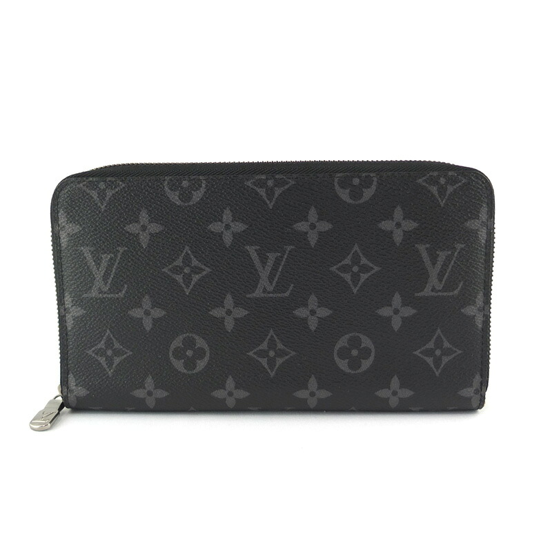ルイ ヴィトン LOUIS VUITTON ジッピー まとめ役NM M82081 ラウンドジッパー長紙入れ モノグラム 掩蔽 メンズ 【中古】