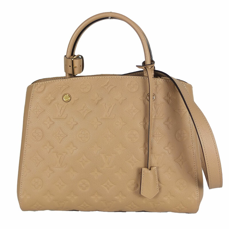 ルイ ヴィトン LOUIS VUITTON モンテーニュMM M41152　2WAYバッグ　モノグラム アンプラント　デュンヌ　レディース 【中古】
