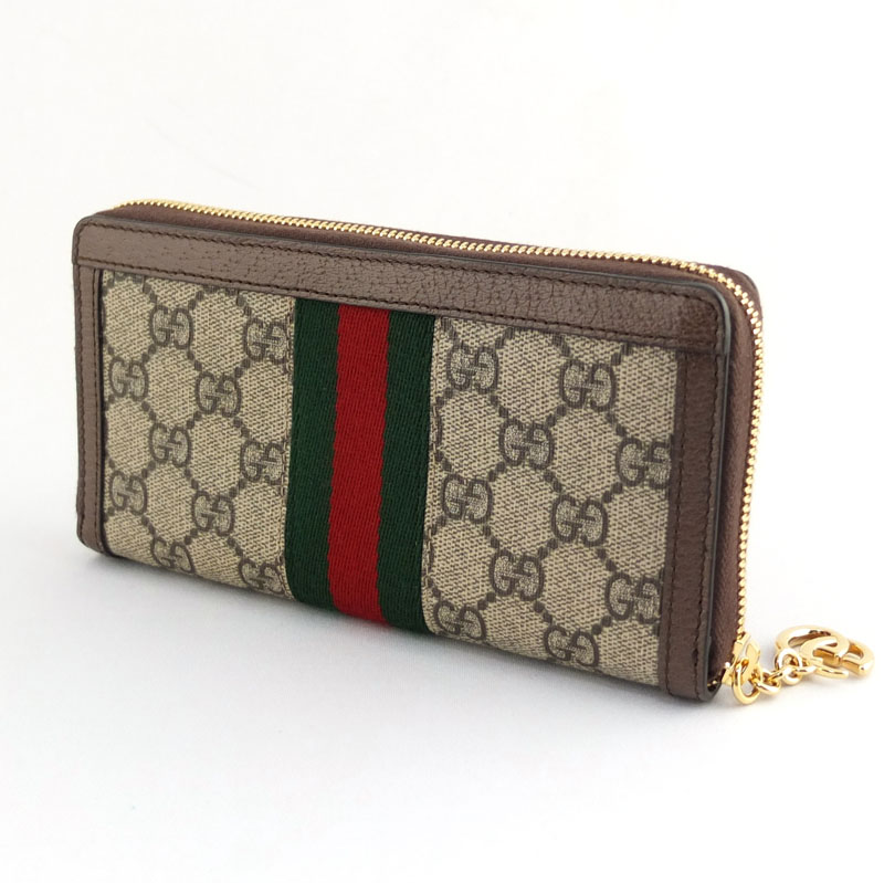 グッチ GUCCI オフィディア GG レディース ラウンドファスナー長財布