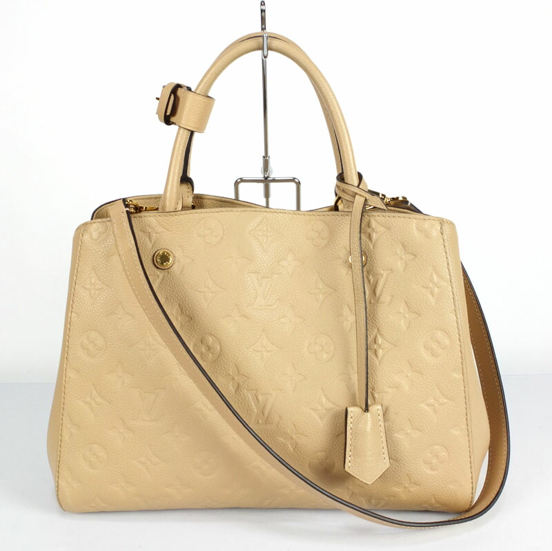 ルイ ヴィトン LOUIS VUITTON モンテーニュMM M41152 アンプラント モノグラム デュンヌ ハンドバッグ 2WAYバッグ レディース 【中古】|リポーン 蔵の助