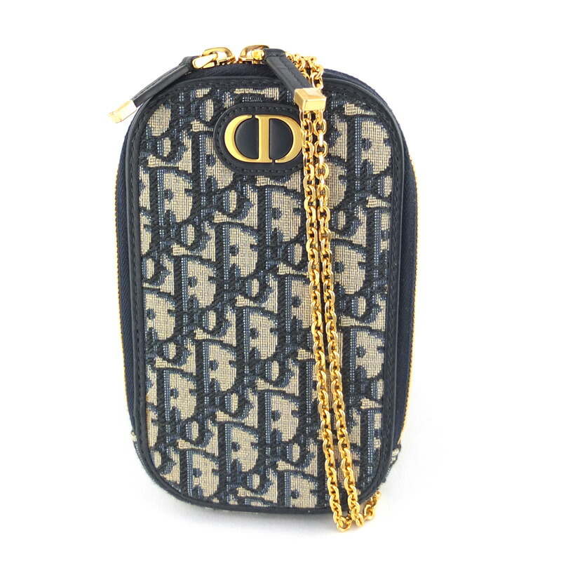 Christian Dior - Christian Dior クリスチャン ディオール オブリーク 30モンテーニュ Call&#39;in Dior フォンホルダー スマホケース チェーンショルダー ネイビー 楽天市場】Christian Dior クリスチャン ディオール オブリーク