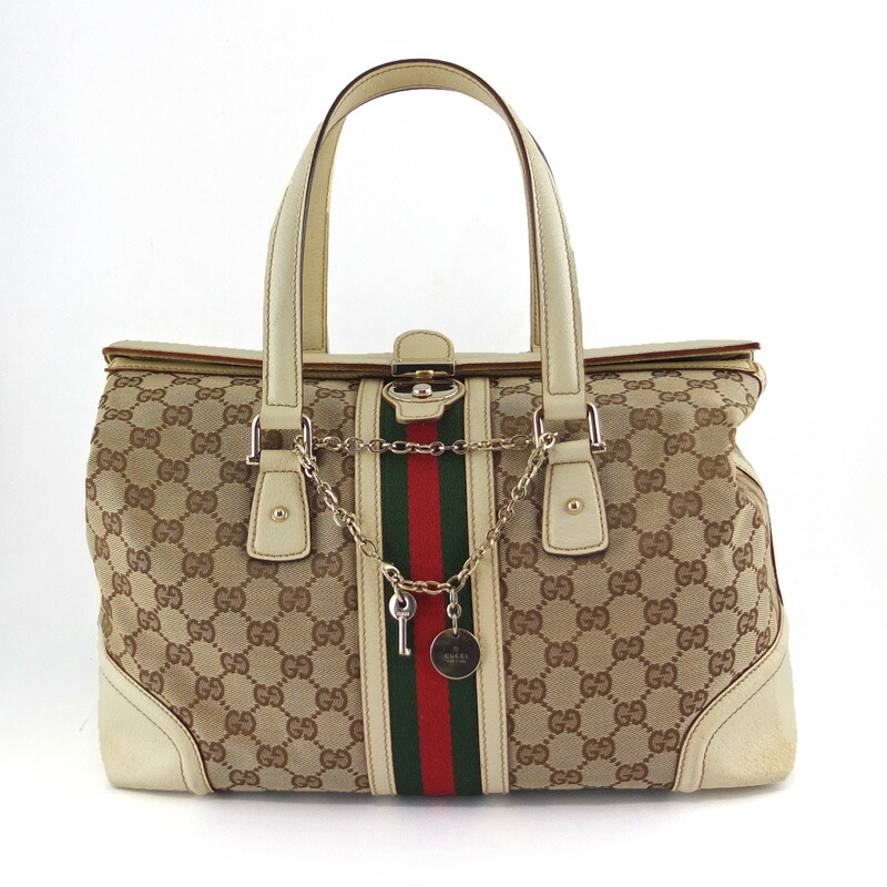 グッチ GUCCI シェリーライン ボストンバッグ 150335 ハンドバッグ GGキャンバス レディース 【中古】 27,495円