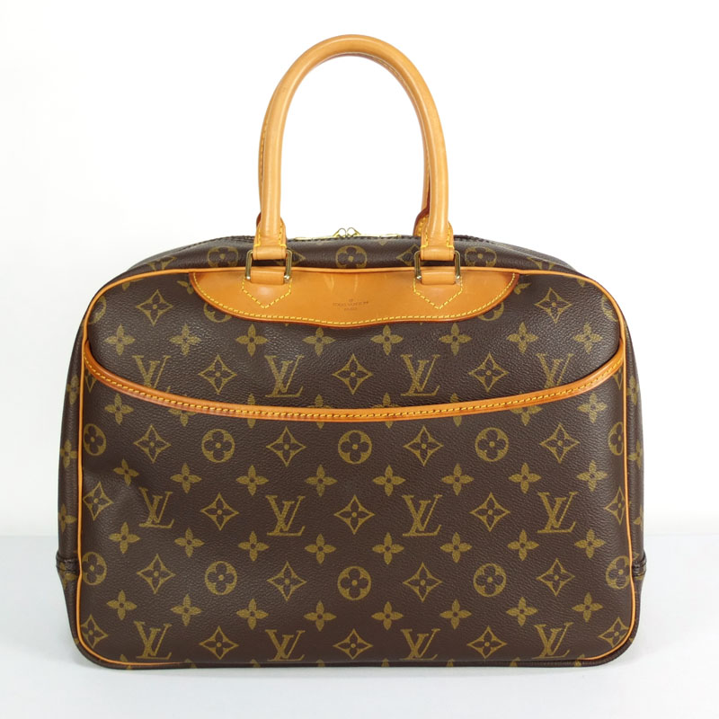 ルイ ヴィトン LOUIS VUITTON ドーヴィル　ボーリング ヴァニティ M47270　モノグラム　ハンドバッグ　レディース 【中古】