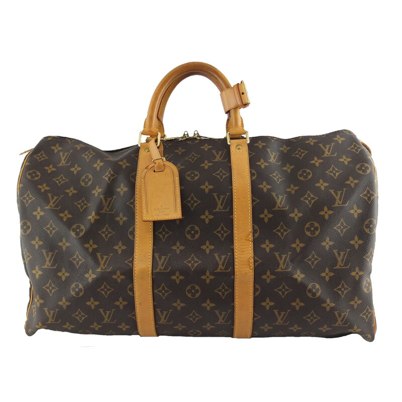 ルイ ヴィトン LOUIS VUITTON キーポル50 M41426 ボストンバッグ 旅行バッグ モノグラム 【中古】