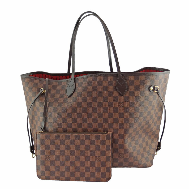 ルイ ヴィトン LOUIS VUITTON ネヴァーフルGM N41357 トートバッグ ダミエ エベヌ レディース 【中古】