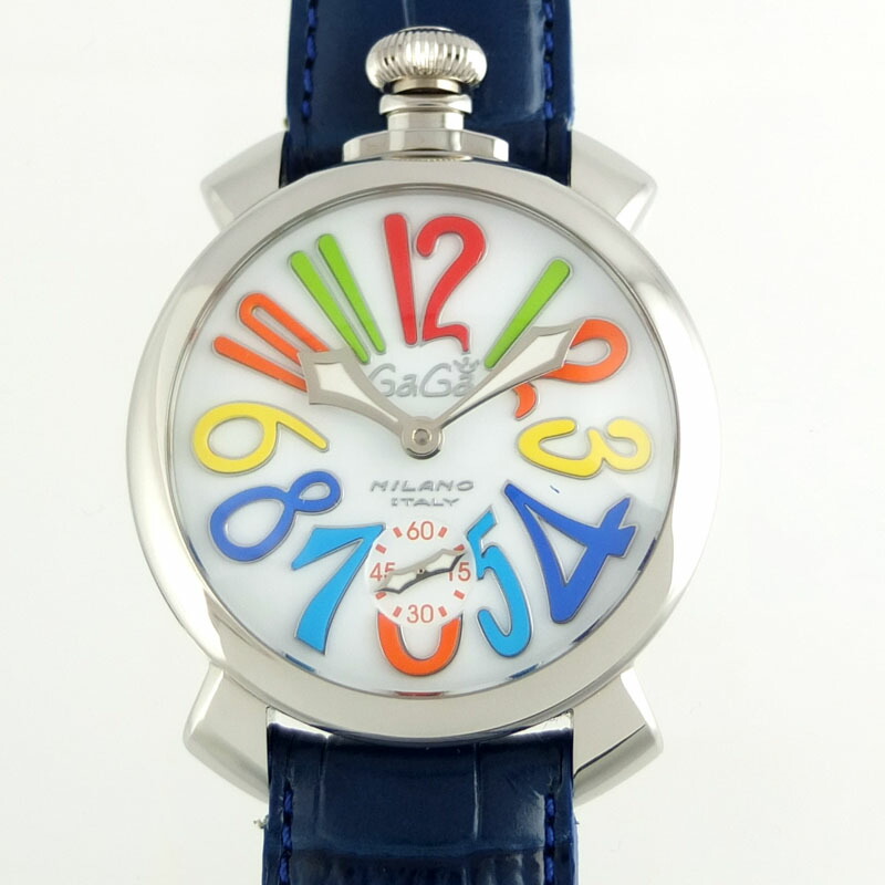 楽天市場】美品 GaGa MILANO MANUALE 48mm 5010.01 ガガミラノ