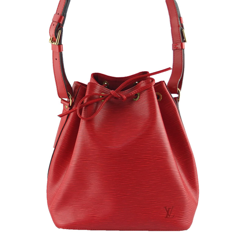ルイ ヴィトン LOUIS VUITTON プチ ノエ M44107 ショルダーバッグ エピ カスティリアンレッド レディース 【中古】