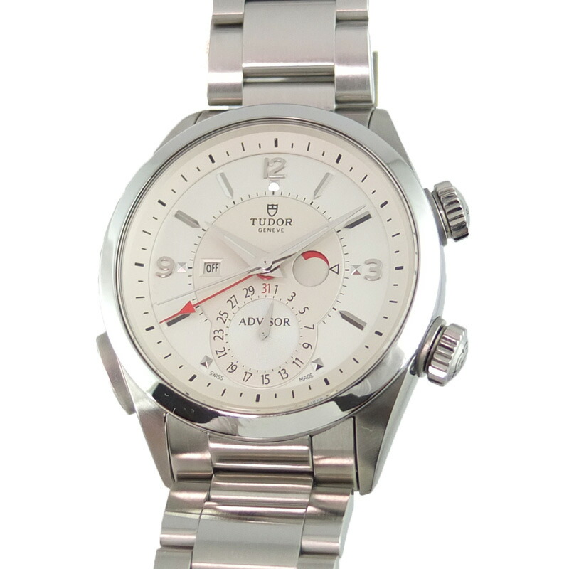 チューダー チュードル TUDOR ヘリテージ アドバイザー 79620T 自動巻 シルバー文字盤 メンズ 腕時計 SS 【中古】|リポーン 蔵の助
