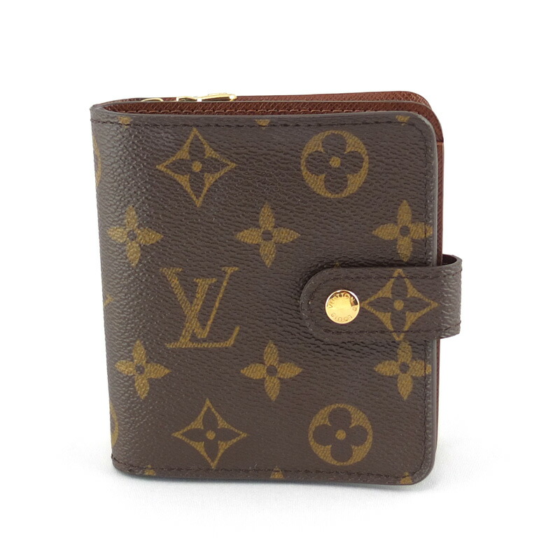 ルイ ヴィトン LOUIS VUITTON パウダーコンパクト ジップ M61667 二つ折り紙入れ モノグラム 【中古】