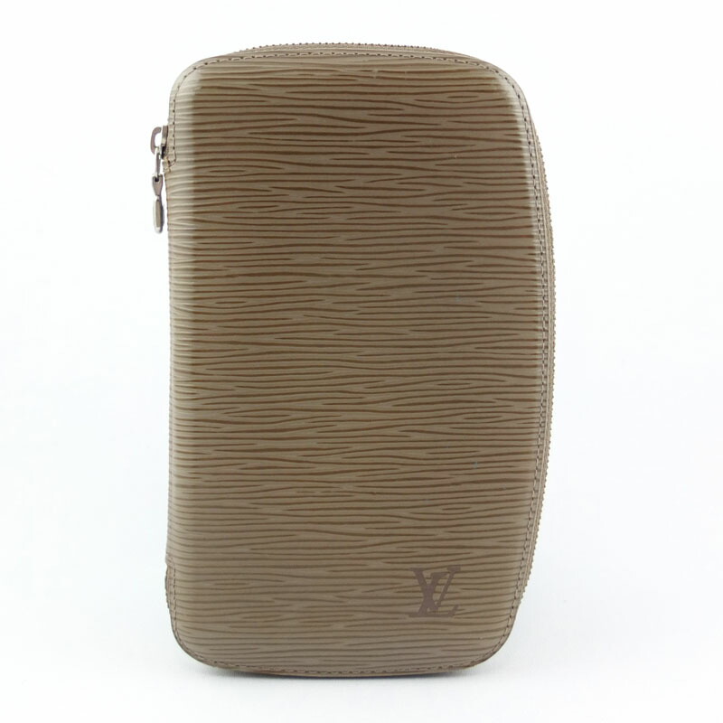 ルイ ヴィトン LOUIS VUITTON アジェンダ ジェオッド　M6387B　ラウンドファスナー長財布　エピ　ライラック 【中古】