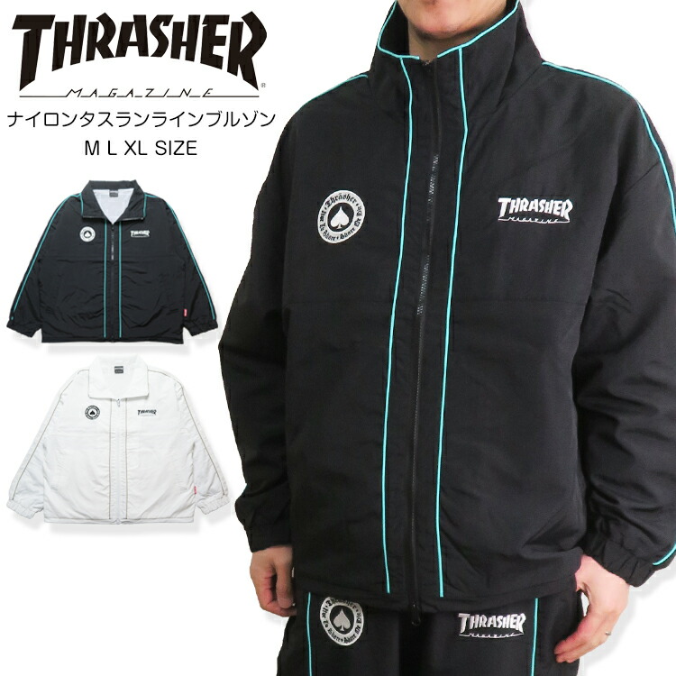 楽天市場】スラッシャー THRASHER トラックジャケット ライン