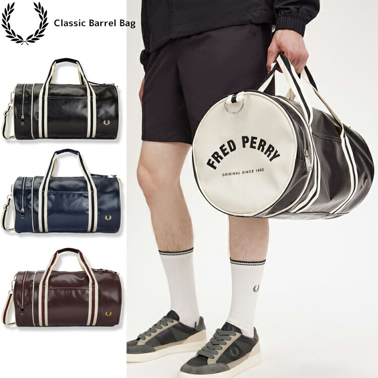 楽天市場】FRED PERRY ボストンバッグ フレッドペリー CLASSIC