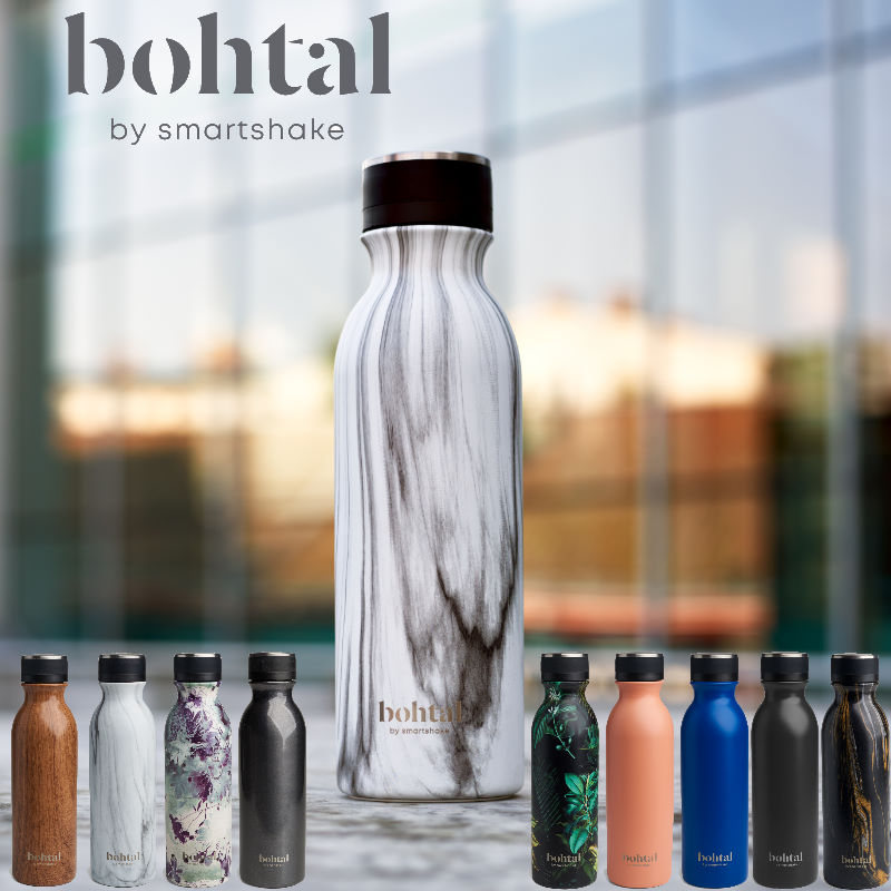 あす楽 Bohtal ボータル ステンレスボトル600ml 直飲み水筒 おしゃれ oz 保冷ボトル 保温ボトル 軽量 北欧スウェーデン発デザイン 専用の不織布バッグ付 マットな質感 ポイント最大29倍 Francophile Dk